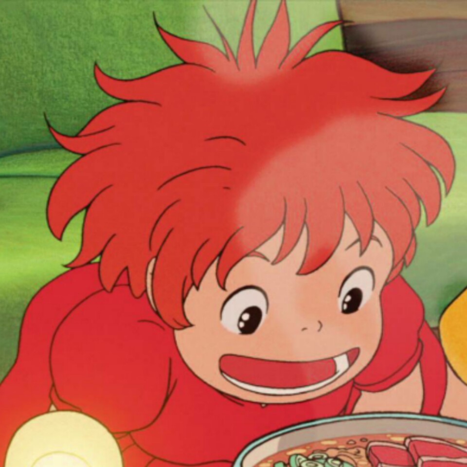Ponyo looking excited for ramen:)